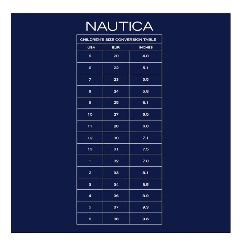 Nautica Kids Baby Boys Duck Boots Kids Waterproof Rain Snow Size 5 NEW # box 885